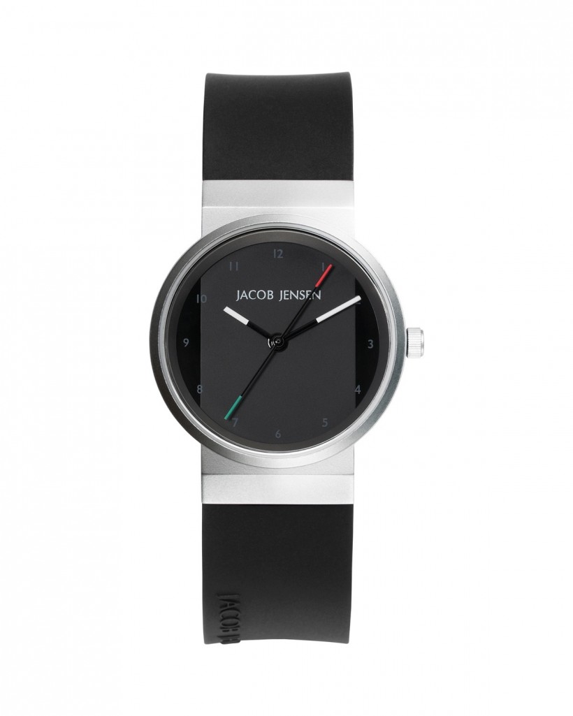Jacob Jensen New Series Stainless Steel Black Dial Men's Watch