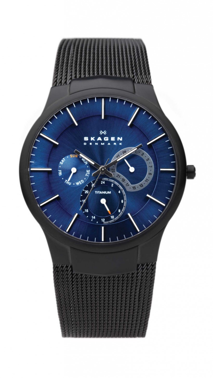 Skagen Titanium Stainless Steel Mesh Men's Watch