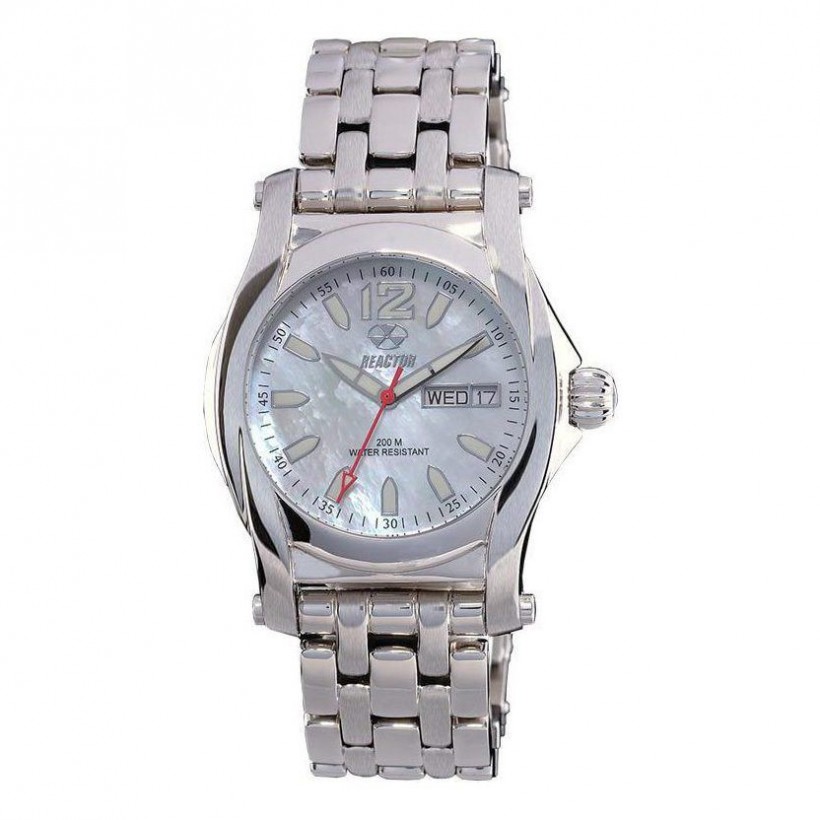 Reactor Curie Mid Stainless Bracelet White MOP Dial 90005