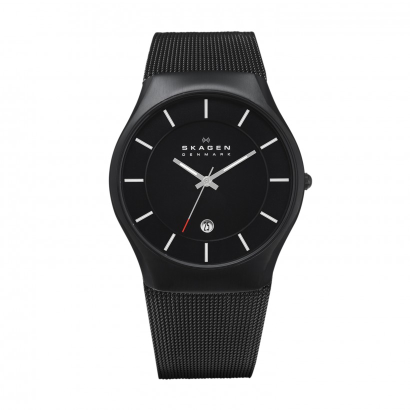 Skagen Matthies Titanium Stainless Steel Mesh Men's Watch