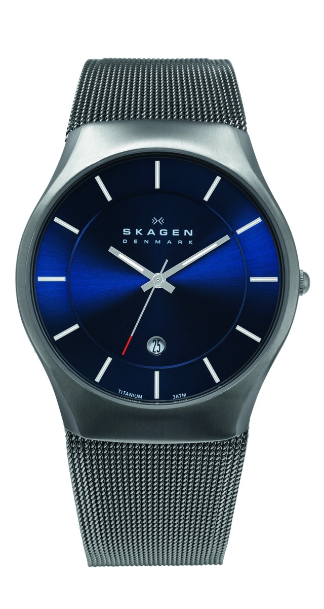 Skagen Matthies Titanium Stainless Steel Mesh Men's Watch