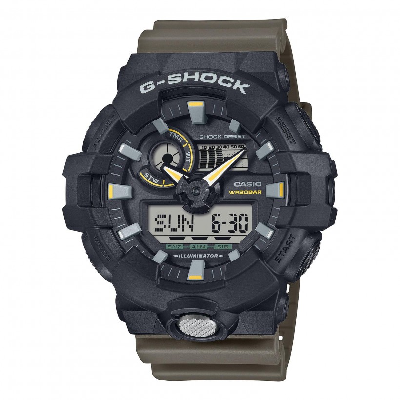 G-SHOCK ANALOG-DIGITAL 700 SERIES GA-710TU-1A3
