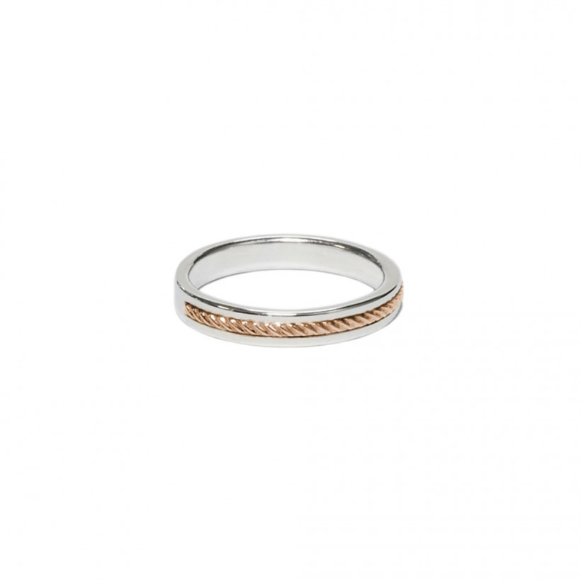Borsari wedding ring – 18k rose gold ornament