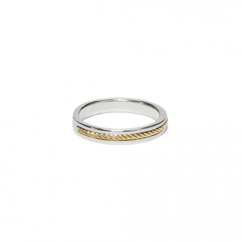 Borsari wedding ring – 18k yellow gold ornament