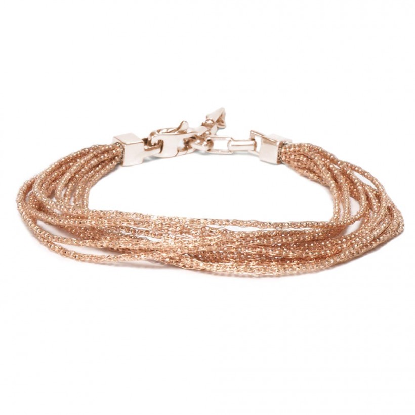Borsari 925 silver bracelet rose gold plated