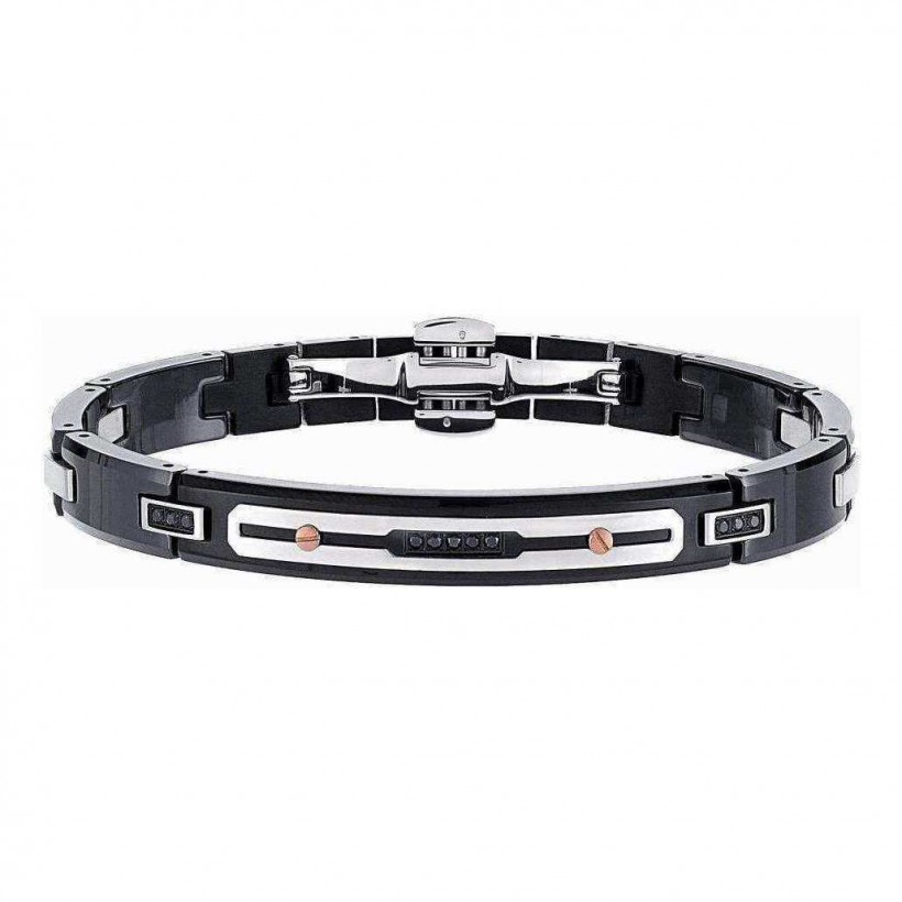 Zancan Ceramic Stainless Steel Bracelet EHB001