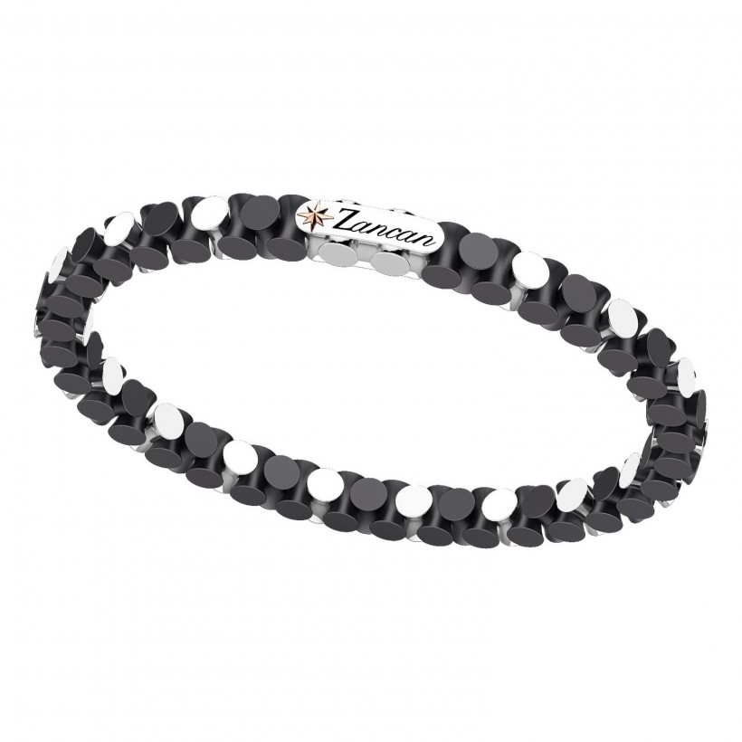 Zancan Bracelet Steel Black Ceramic EHB185