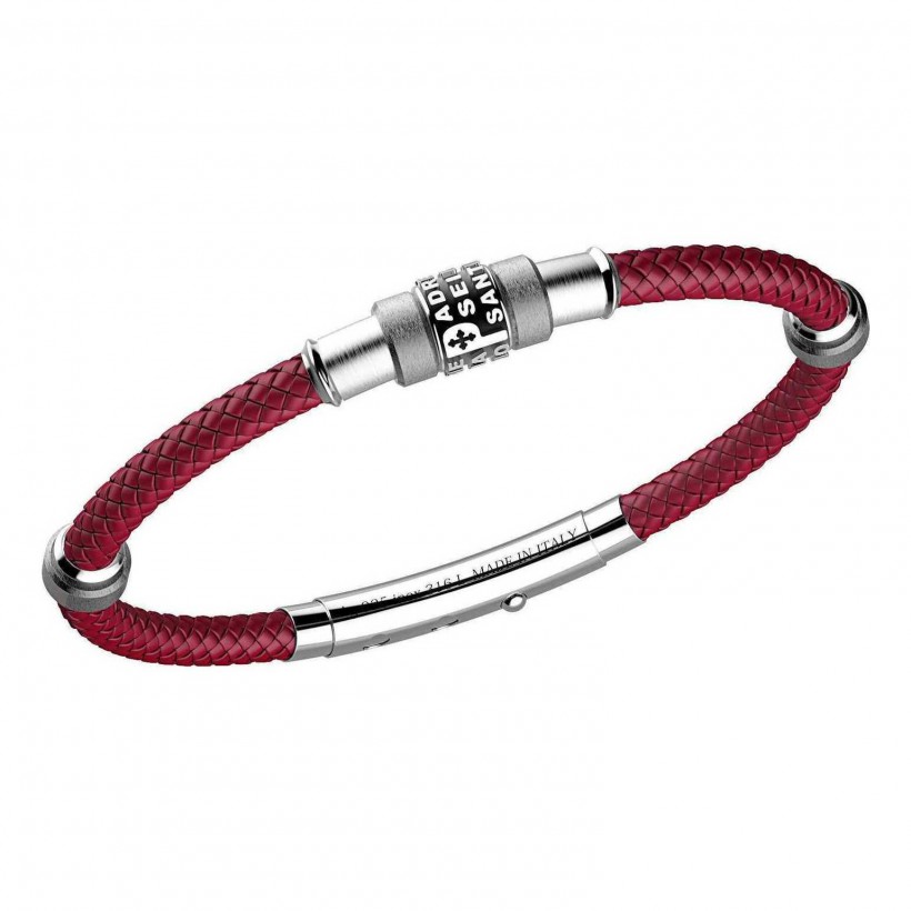 Zancan Sterling Silver Red Bracelet