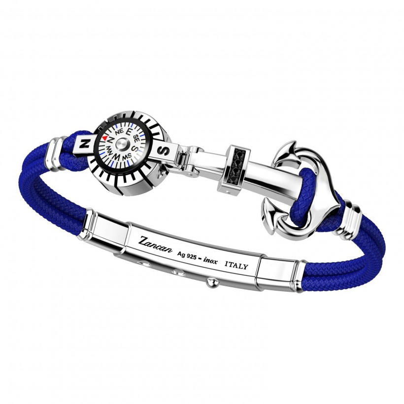 Zancan Bracelet Ship Cable Silver EXB633-BL