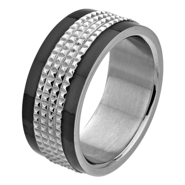 Inox Men's Stainless Steel Stud Pattern