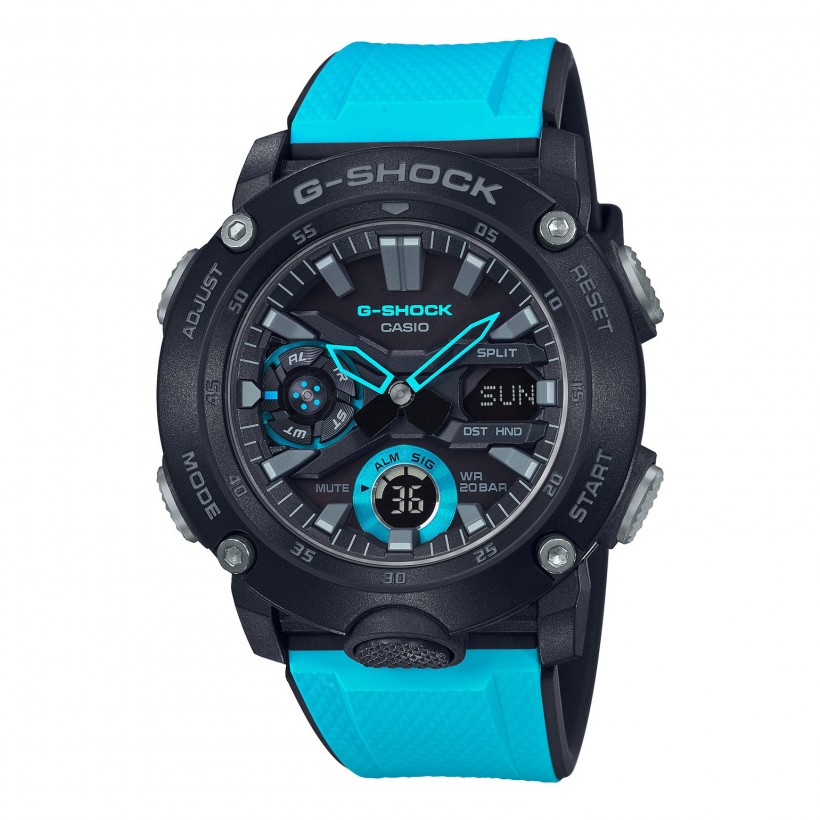 G-SHOCK Analog-Digital GA2000-1A2 Men's Watch Black GA2000-1A2