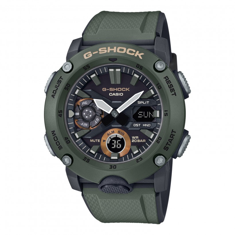 G-SHOCK Analog-Digital GA2000-3A Men's Watch Black GA2000-3A