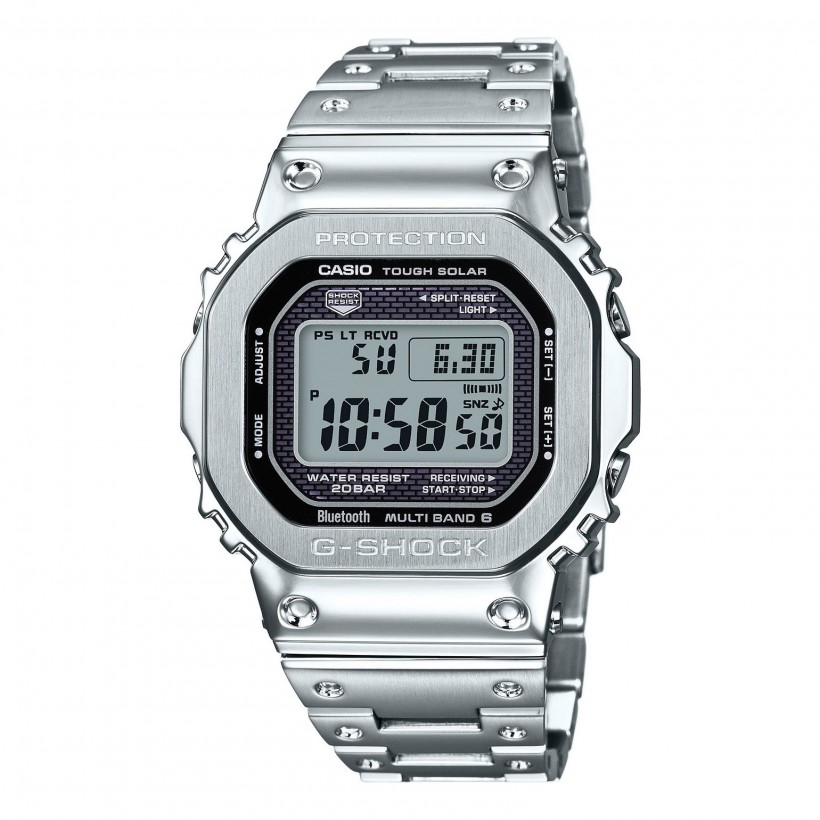 G-SHOCK Digital GMWB5000D-1 Men's Watch Silver GMWB5000D-1