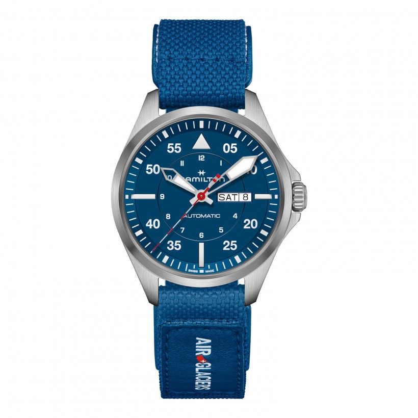 Hamilton Khaki Aviation Pilot Day Date Auto - Air-Glaciers Edition Automatic 42mm H64655941