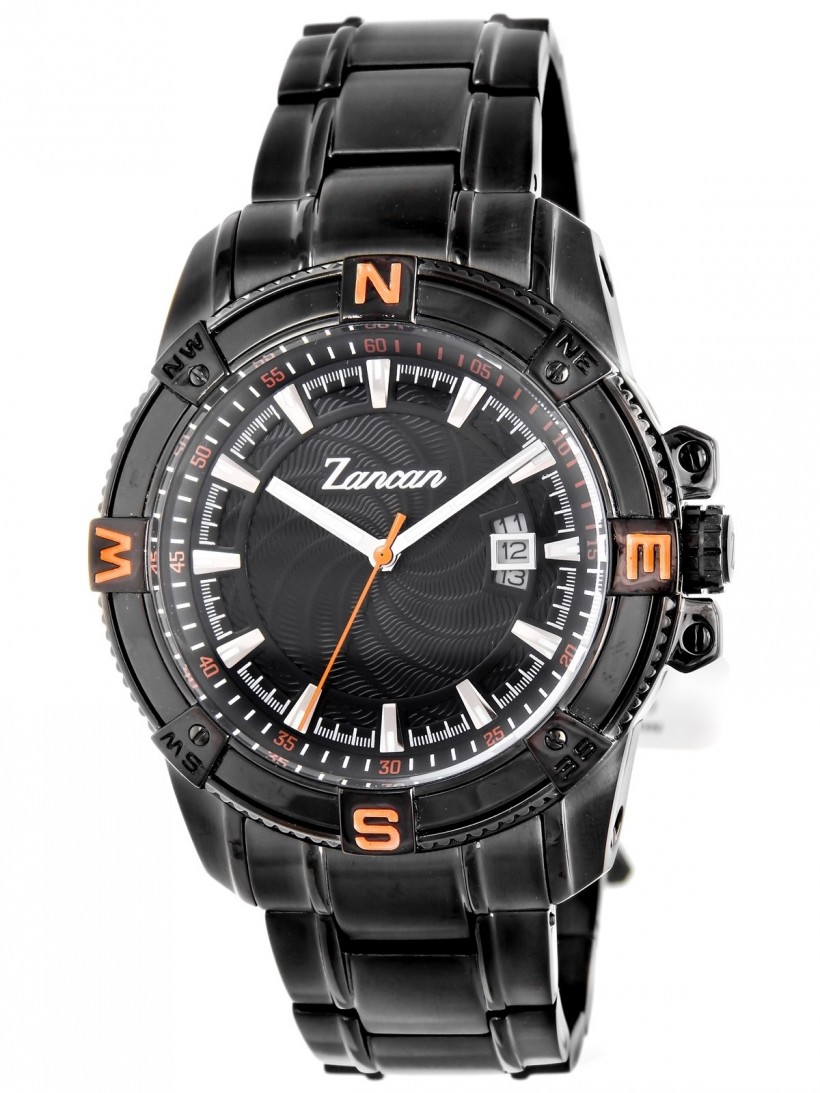 Zancan Black Plated Stainless Steel Men's Watch