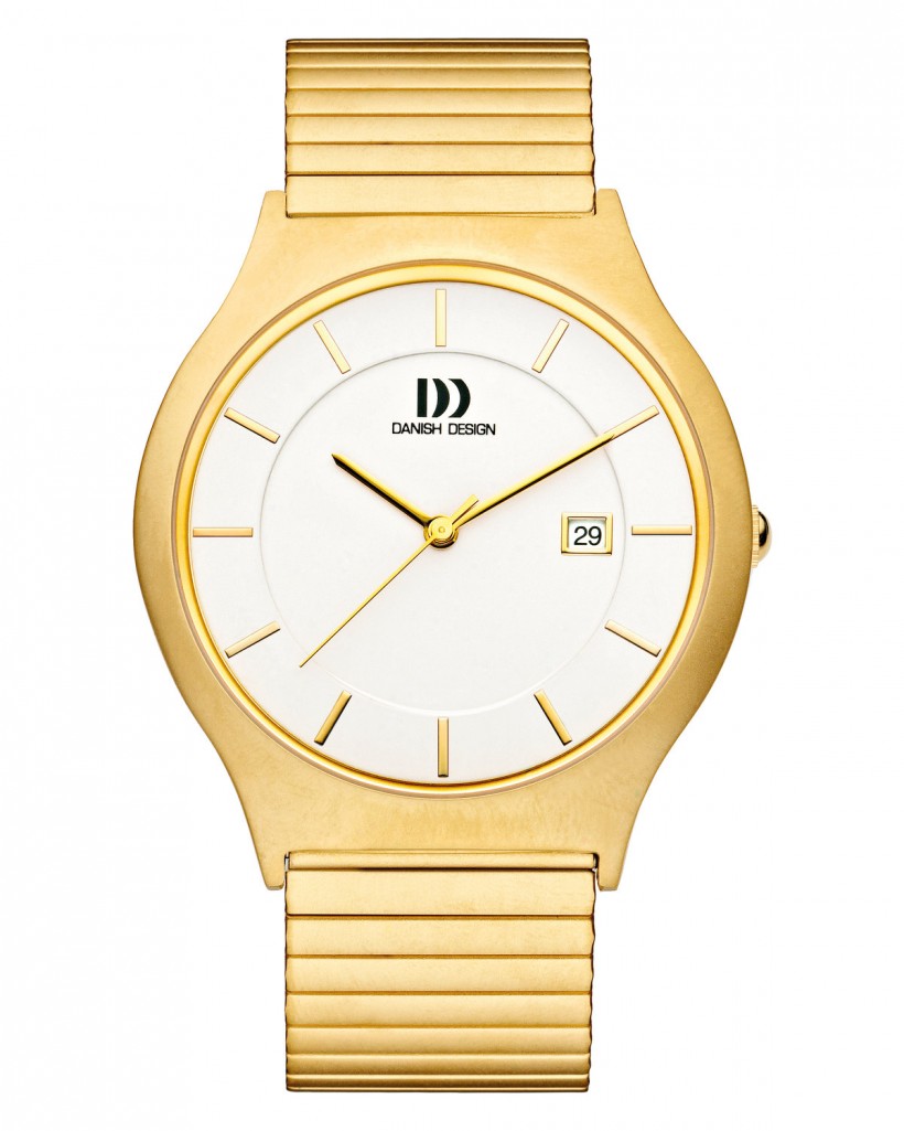 Danish Design Gold Color Titanium Men's Watch