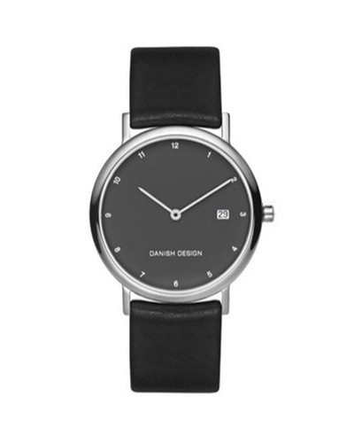 Danish Design Leather Band Titanium Men's Watch