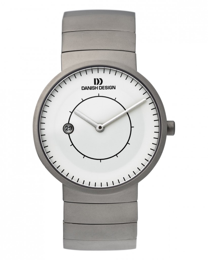 Danish Design Silver Color Titanium Men's Watch