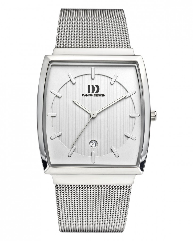 Danish Design Silver Color Mesh Band Stainless Steel Men's Watch