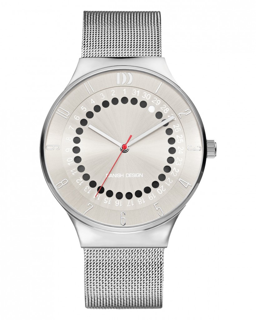Danish Design Silver Color Mesh Band Stainless Steel Men's Watch