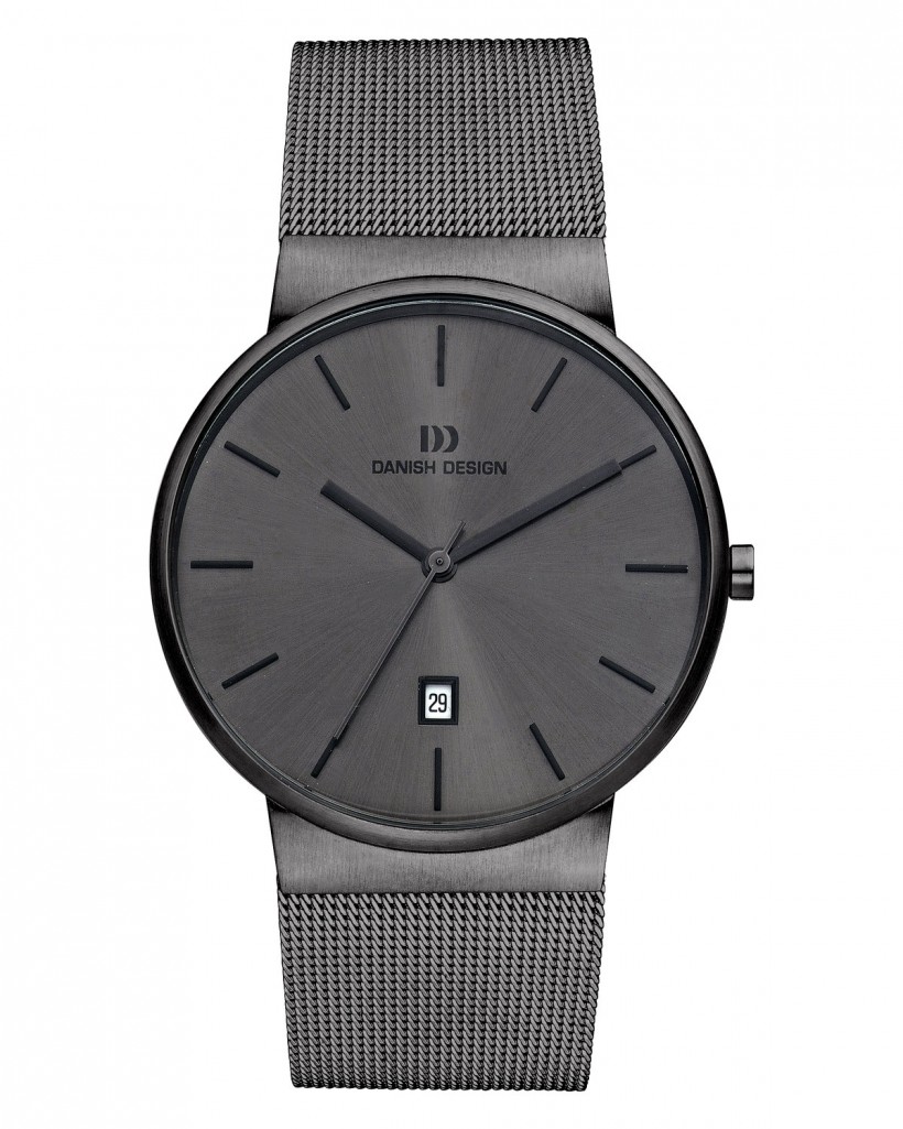 Danish Design Black Color Mesh Band Stainless Steel Men's Watch