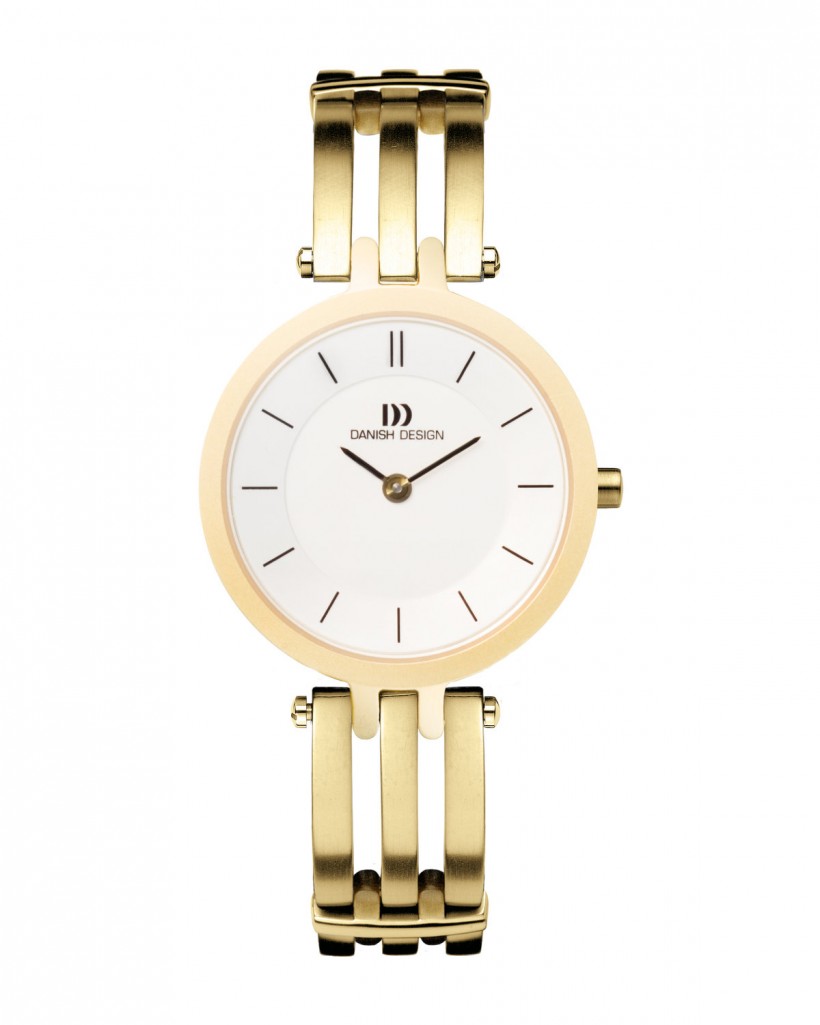 Danish Design Gold Color Titanium Women's Watch