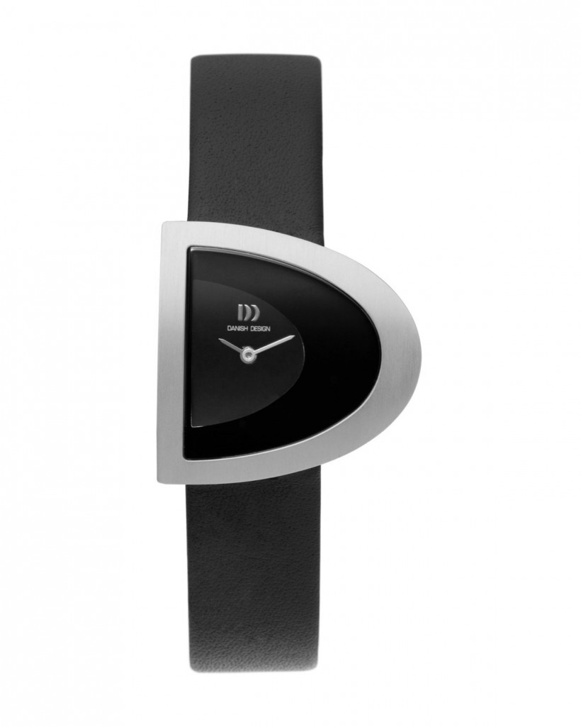 Danish Design Leather Band Titanium Women's Watch