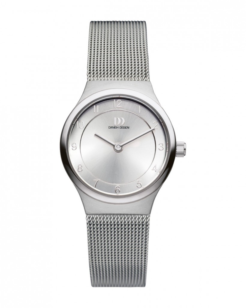 Danish Design Silver Color Mesh Band Stainless Steel Women's Watch