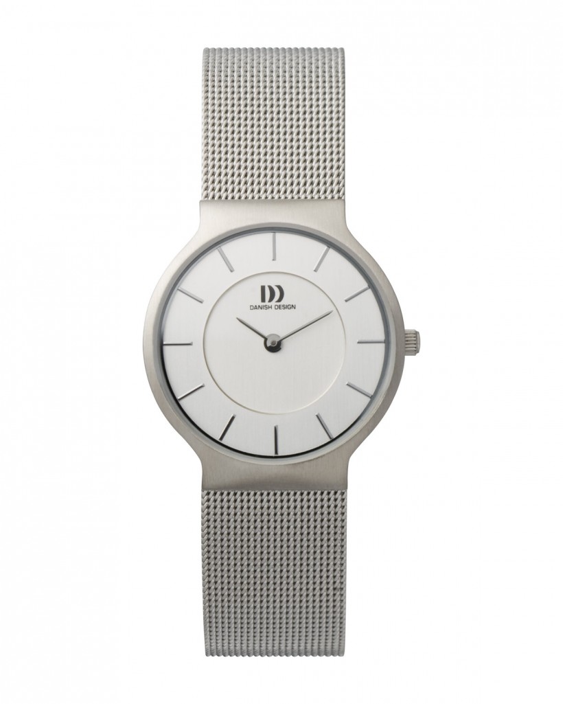 Danish Design Silver Color Mesh Band Stainless Steel Women's Watch