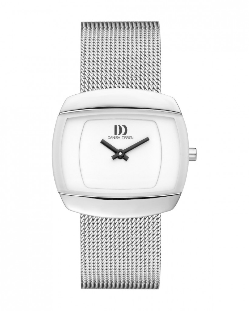 Danish Design Mesh Band Stainless Steel Women's Watch No Markers