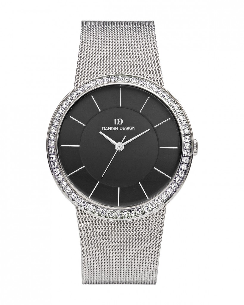 Danish Design Silver Color Mesh Band Stainless Steel Women's Watch