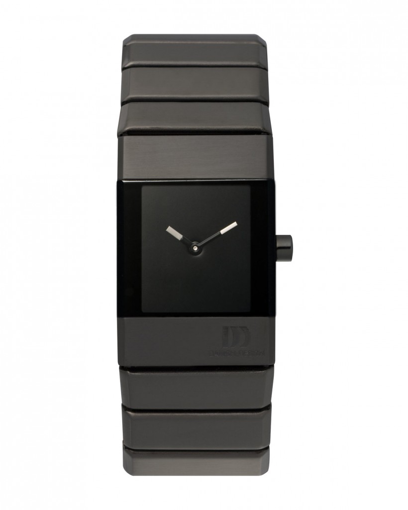 Danish Design Black Stainless Steel Women's Watch No Markers