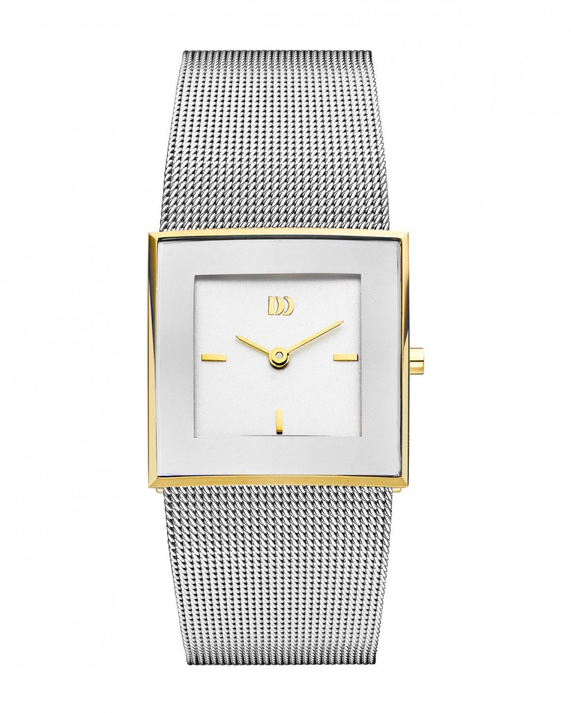 Danish Design Silver Color Mesh Band Stainless Steel Women's Watch