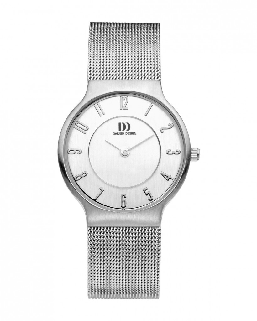 Danish Design Silver Color Mesh Band Stainless Steel Women's Watch