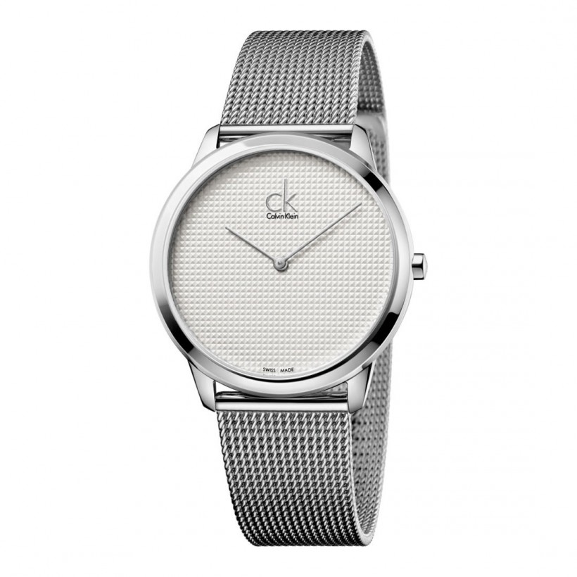 Calvin Klein Minimal Swiss Stainless Steel Mesh Men’s Watch