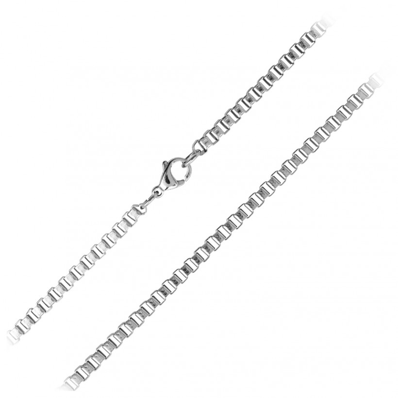 Inox Polish Finished Venetian Box Links Chain