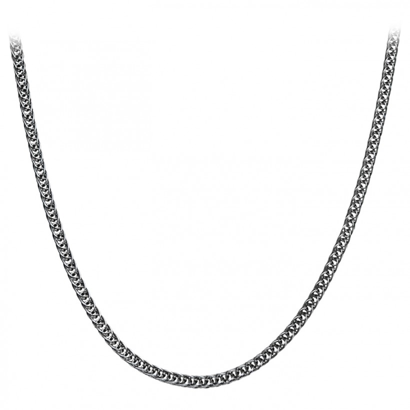 Inox White Round Wheat Chain