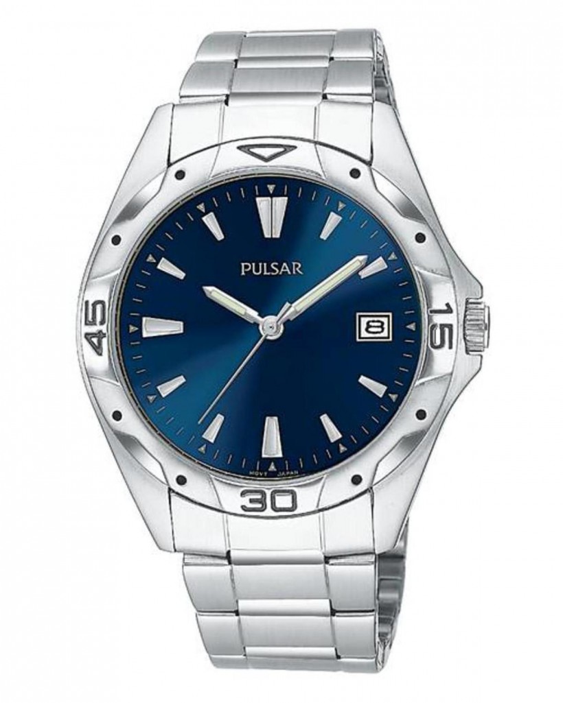 Pulsar Quartz Blue Dial Men's Watch