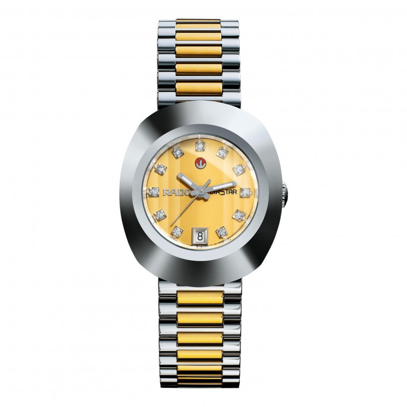 Rado Original 2 Tone Yellow Dial Watch R12403633