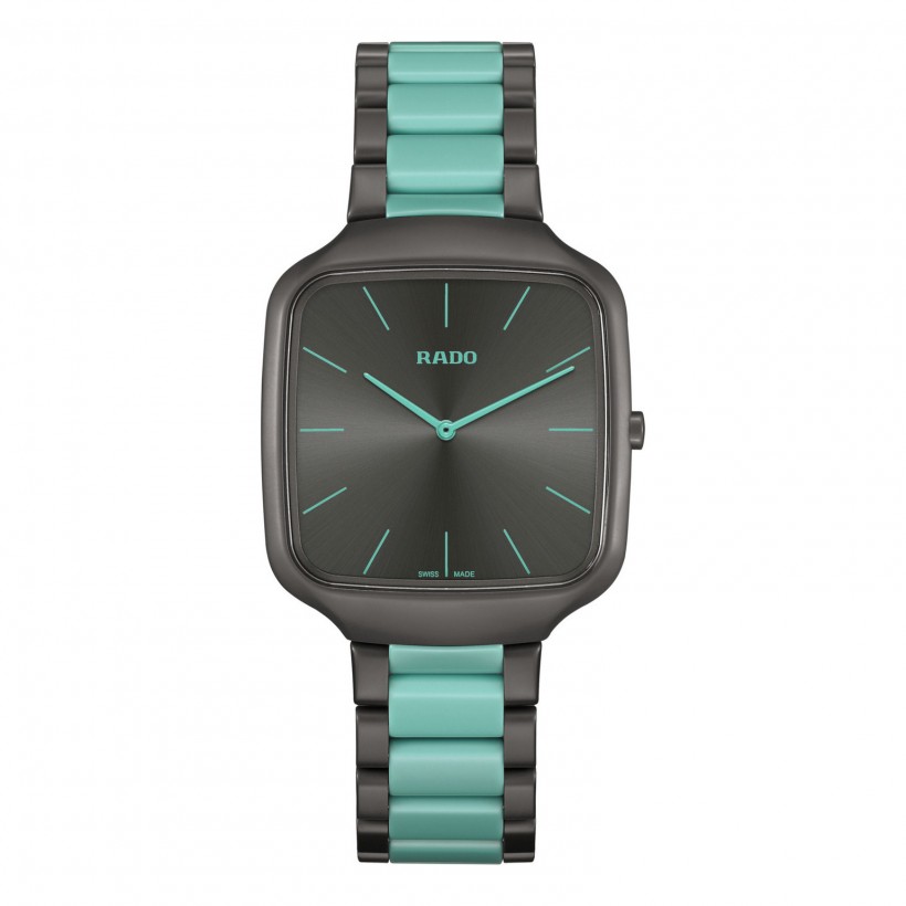 Rado True Square Thinline Les Couleurs™ Le Corbusier Unisex High Tech Ceramic Watch R27045162