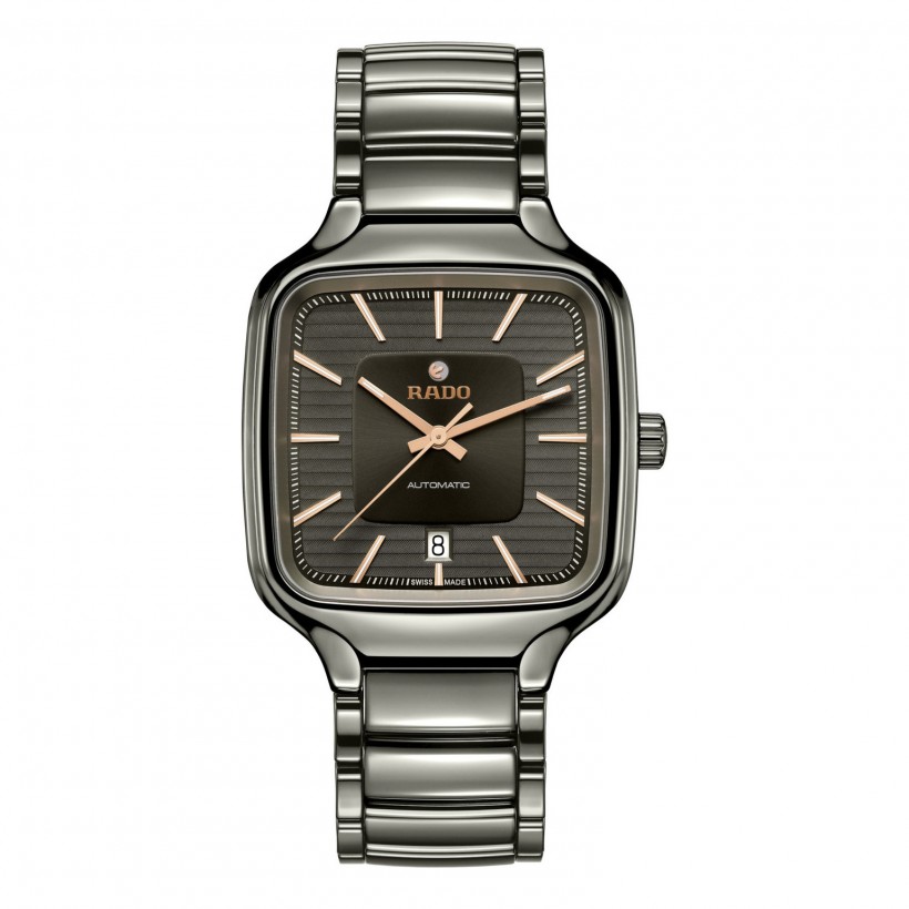 Rado True Square Automatic Unisex Plasma High Tech Ceramic Watch R27077102