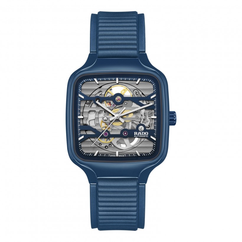 Rado True Square Automatic Skeleton Unisex High Tech Ceramic Watch R27178205