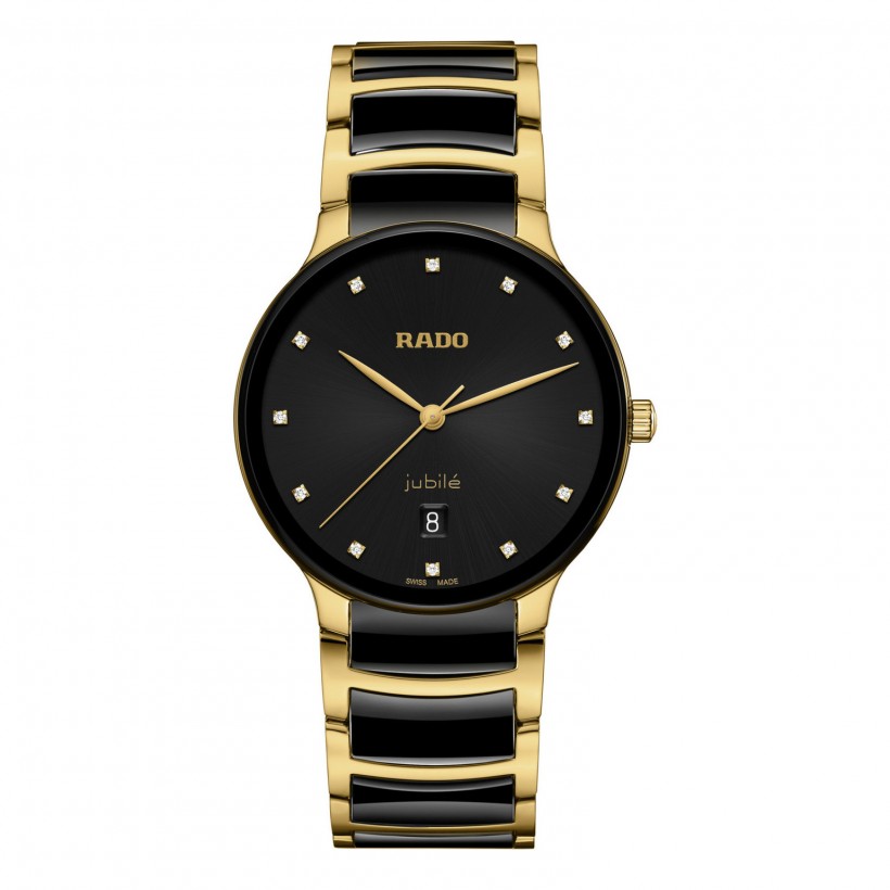 Rado Centrix Diamonds Unisex Stainless Steel / Pvd Watch R30022742