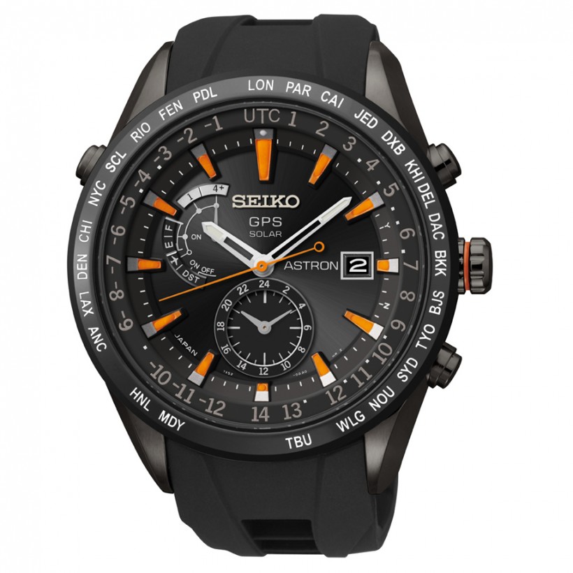 Seiko Astron 7x Silicone Black Orange