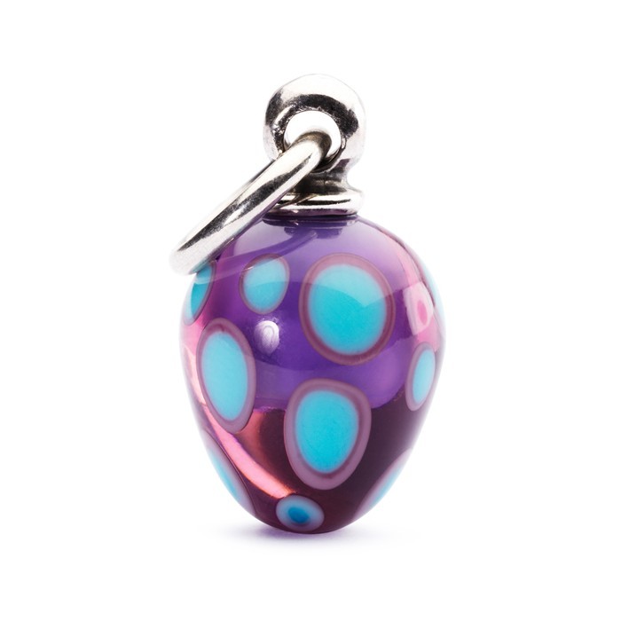 Festive Cyan Dot Bead