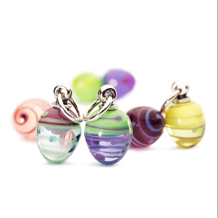 Trollbeads Decorative Egg Kit w/ Stripes