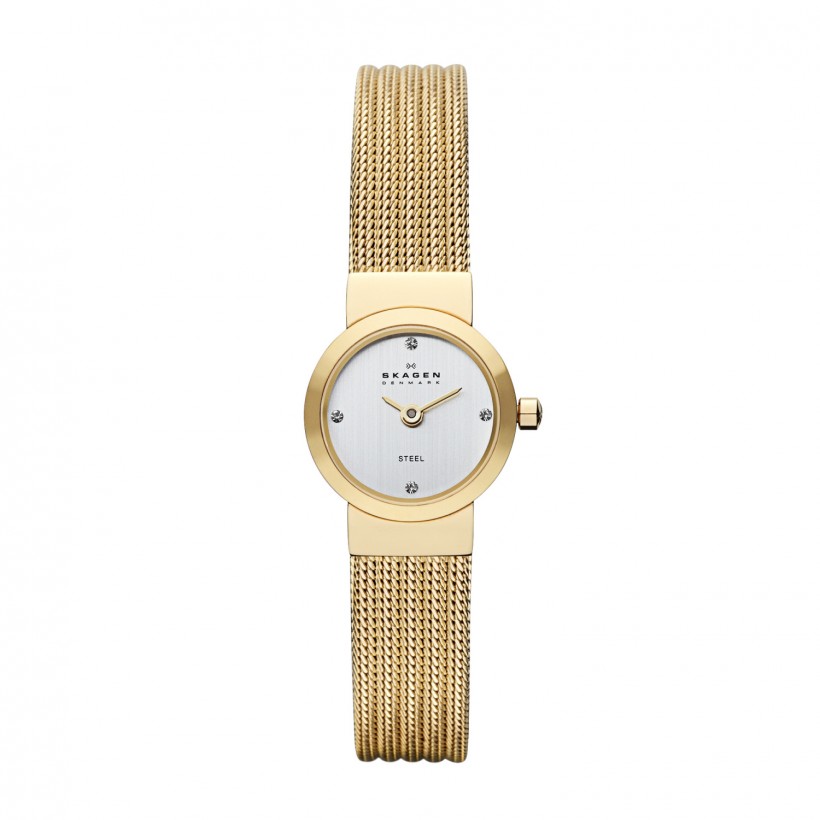 Skagen Mette Stainless Steel Mesh Women's Watch