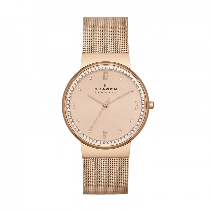 Skagen Ancher Stainless Steel Mesh Women's Watch