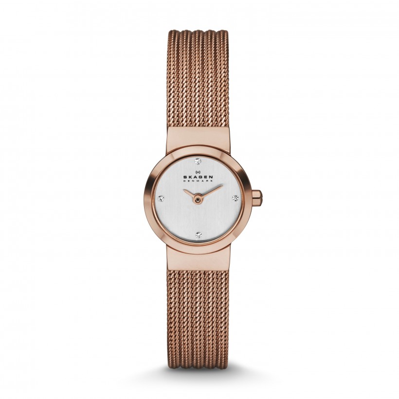 Skagen Mette Stainless Steel Mesh Women's Watch