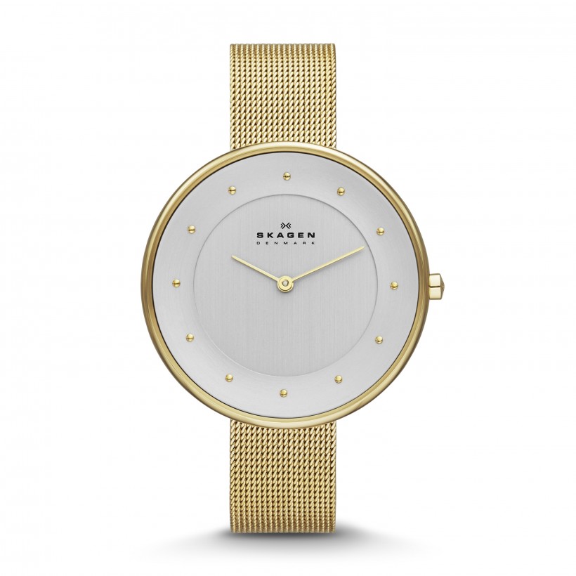 Skagen Gitte Stainless Steel Mesh Women's Watch